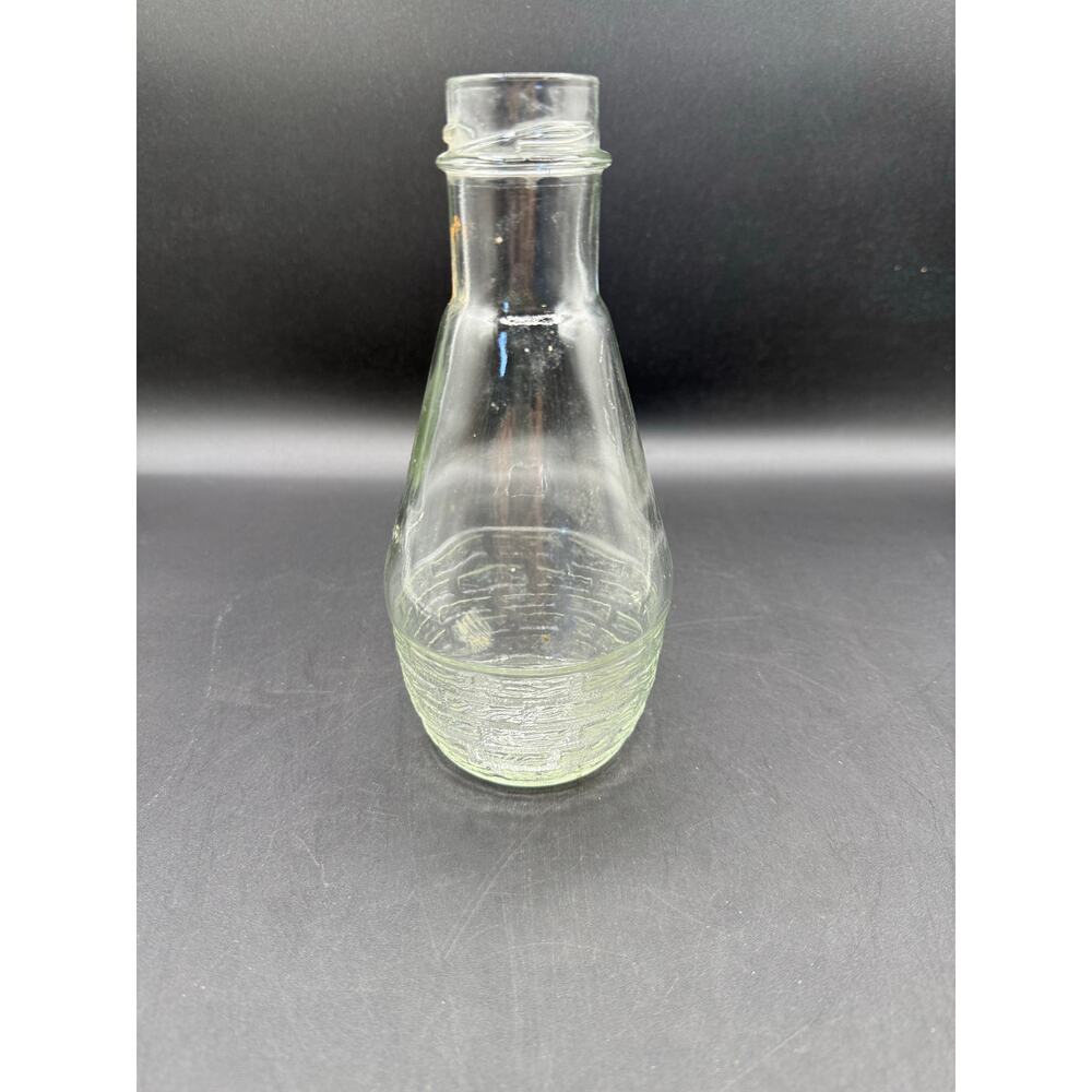 Vintage 1970s Anchor Glass BBQ Sauce Bottle - 8.5” tall